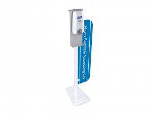 REEX-906 Hand Sanitizer Stand w/ Graphic